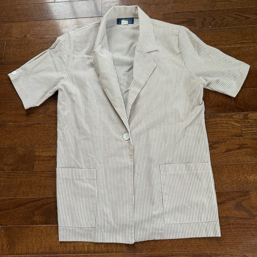 Cute Striped Set BFA Classic Pants Paired With Willow Ridge Button Up Shirt